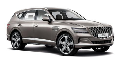 This file photo provided by Hyundai Motor shows the Genesis GV80 SUV.(Hyundai Motor)