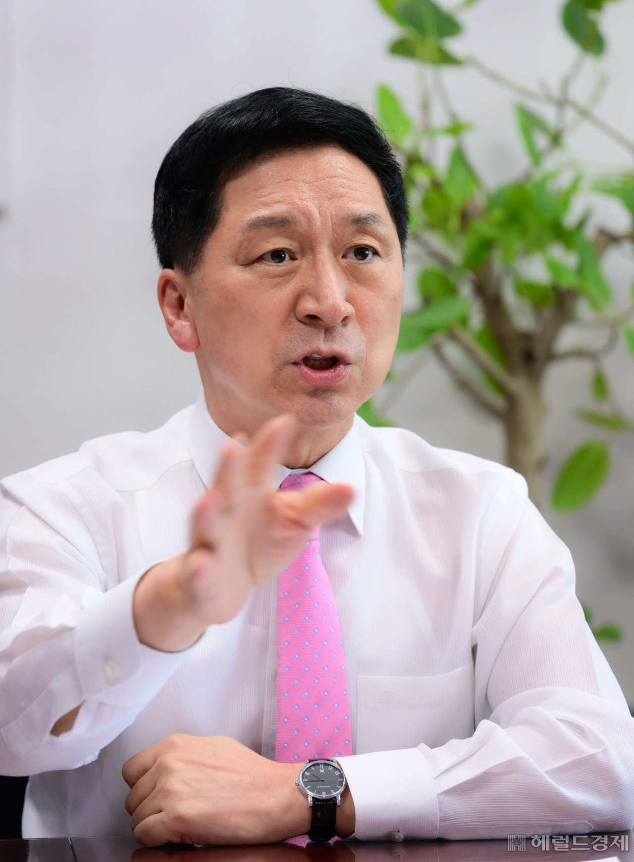 1일 오후 서울 여의도 국회 의원회관에서 국민의힘 김기현 의원이 헤럴드경제와 인터뷰를 하고 있다. 이상섭 기자