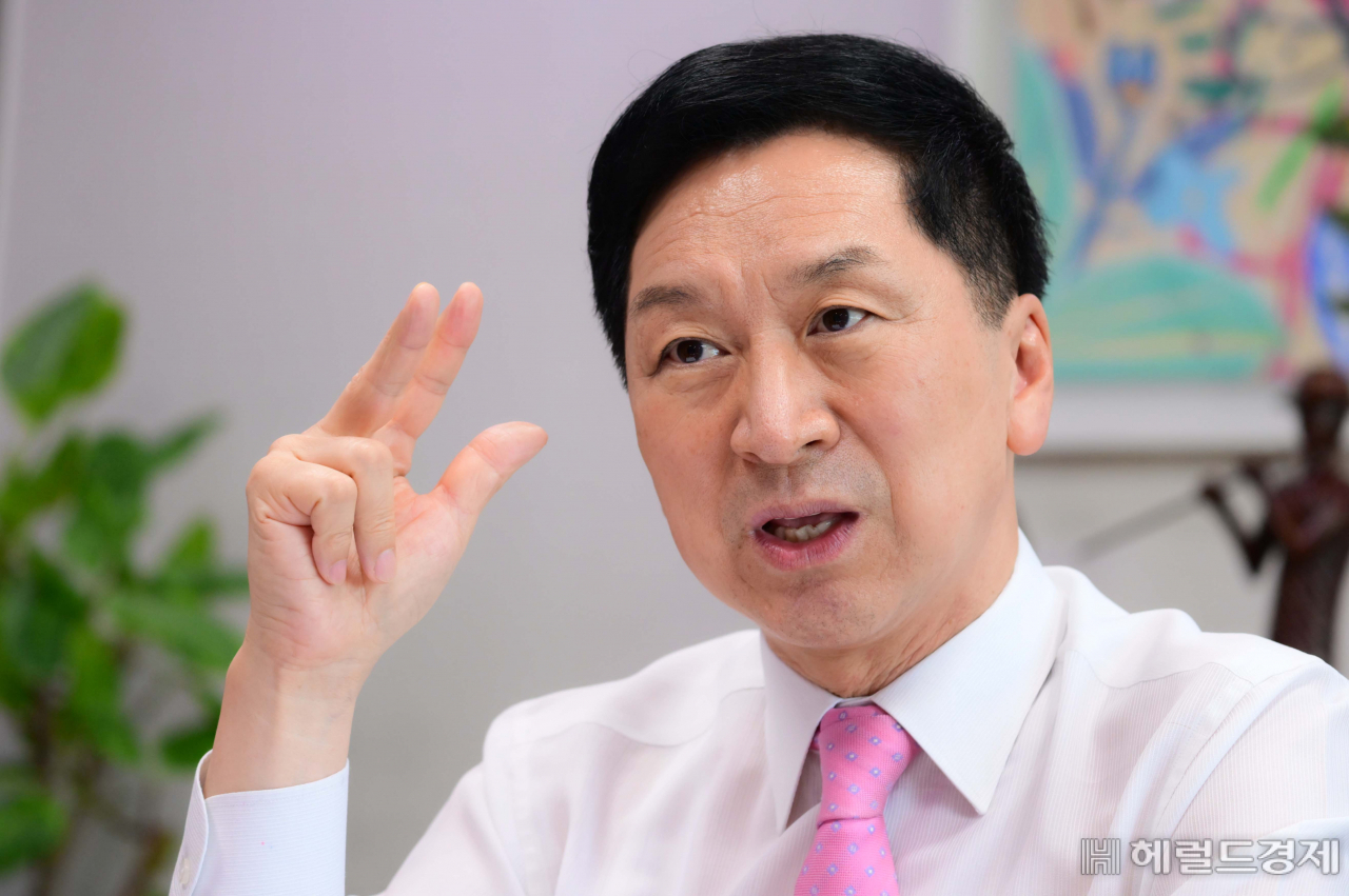 1일 오후 서울 여의도 국회 의원회관에서 국민의힘 김기현 의원이 헤럴드경제와 인터뷰를 하고 있다. 이상섭 기자