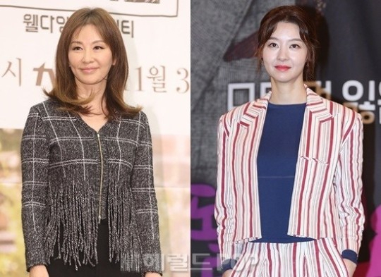 배우 이미숙(왼쪽), 송선미(오른쪽). [헤럴드POP]