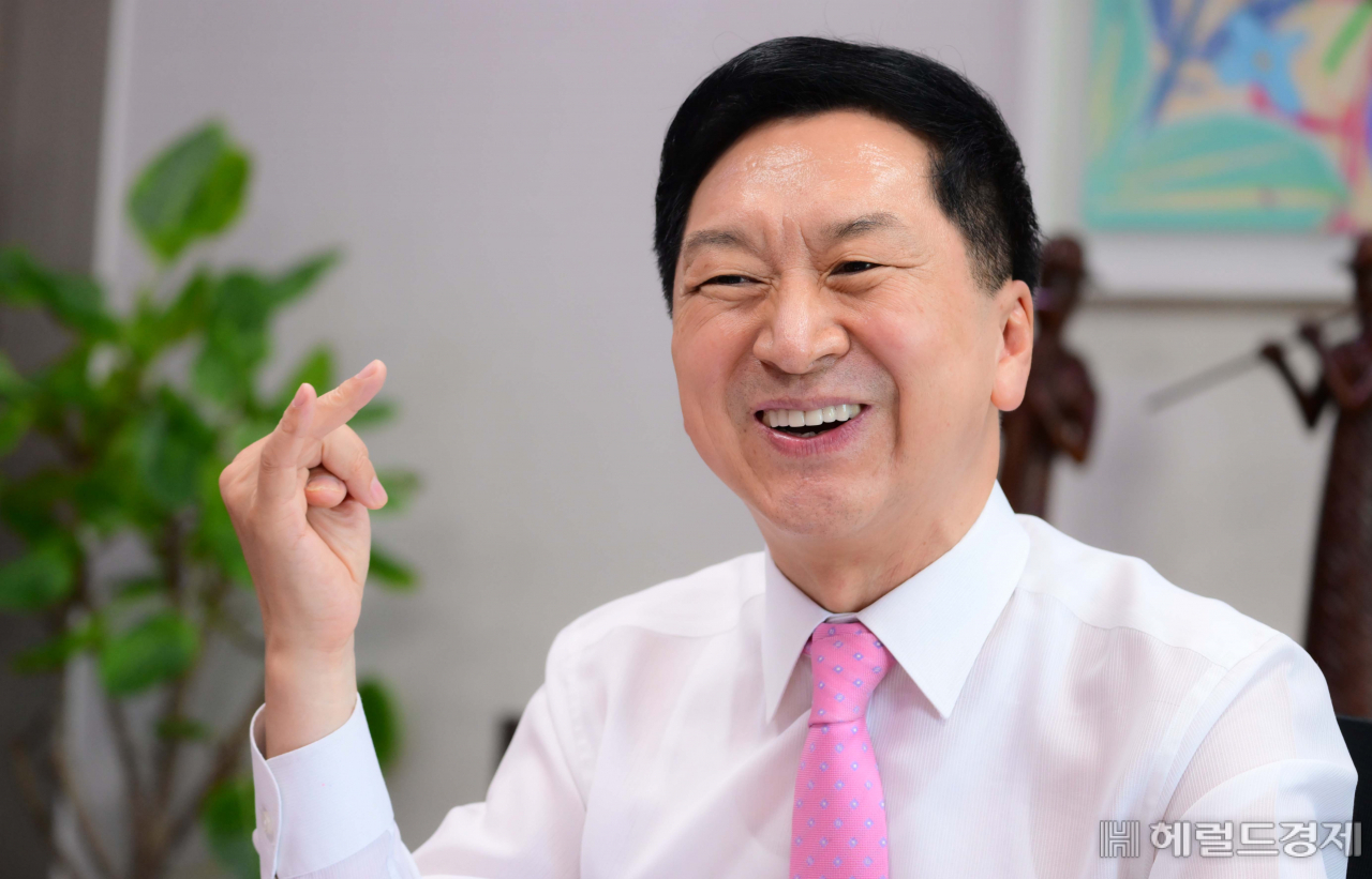 1일 오후 서울 여의도 국회 의원회관에서 국민의힘 김기현 의원이 헤럴드경제와 인터뷰를 하고 있다. 이상섭 기자
