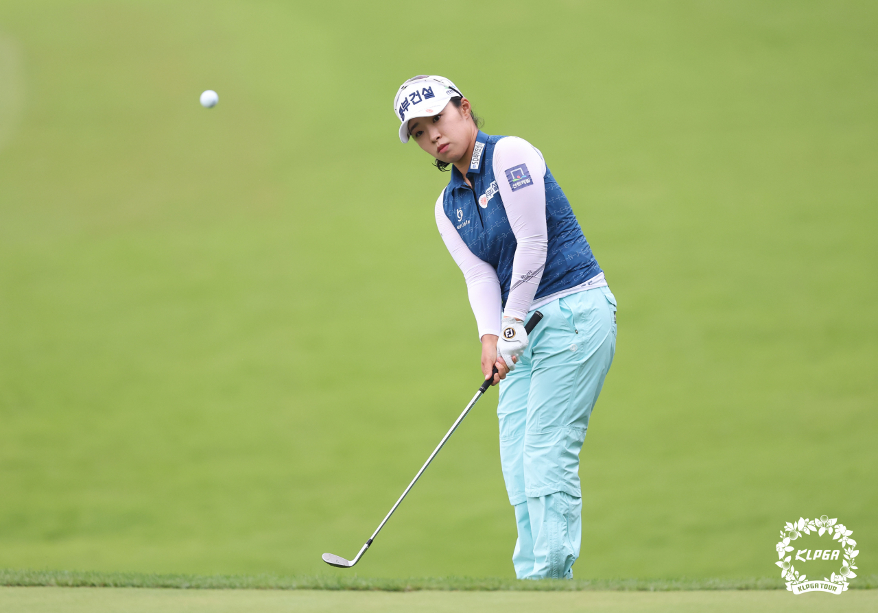 2연패를 노리다 아쉽게 2위로 경기를 마친 김수지./KLPGA 제공