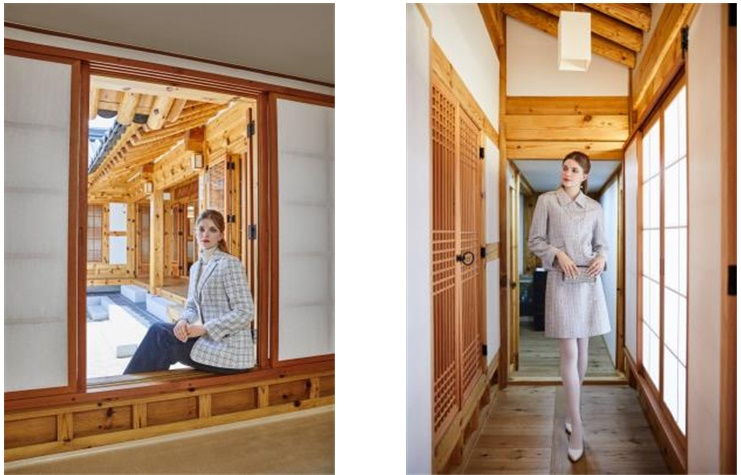 성북구 지역기반 패션봉제 공동브랜드에서 올 가을과 겨울을 맞아 ‘뉴트로’를 주제로 선보인 기획상품이다. [성북구 제공]