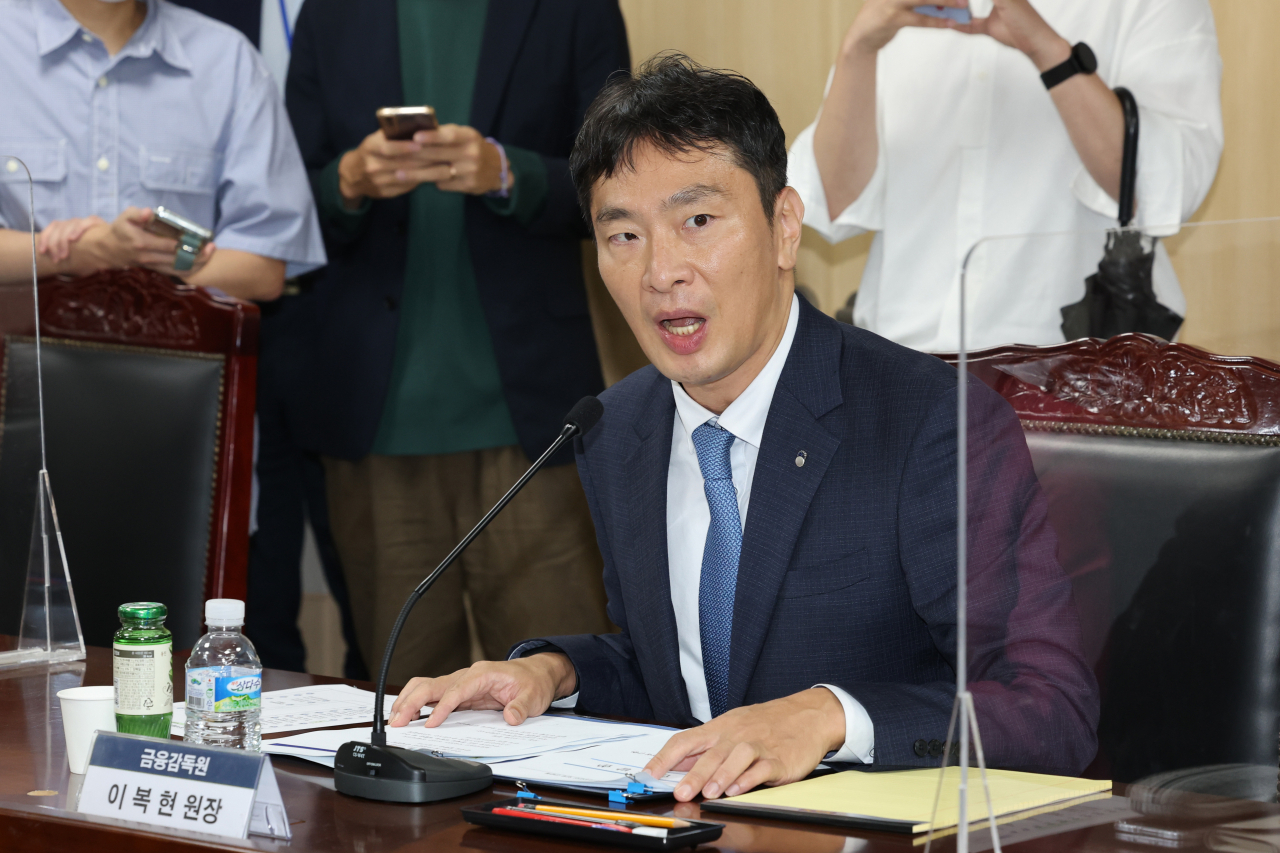 이복현 금융감독원장. 연합뉴스