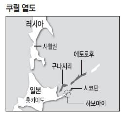 쿠릴열도. [연합]