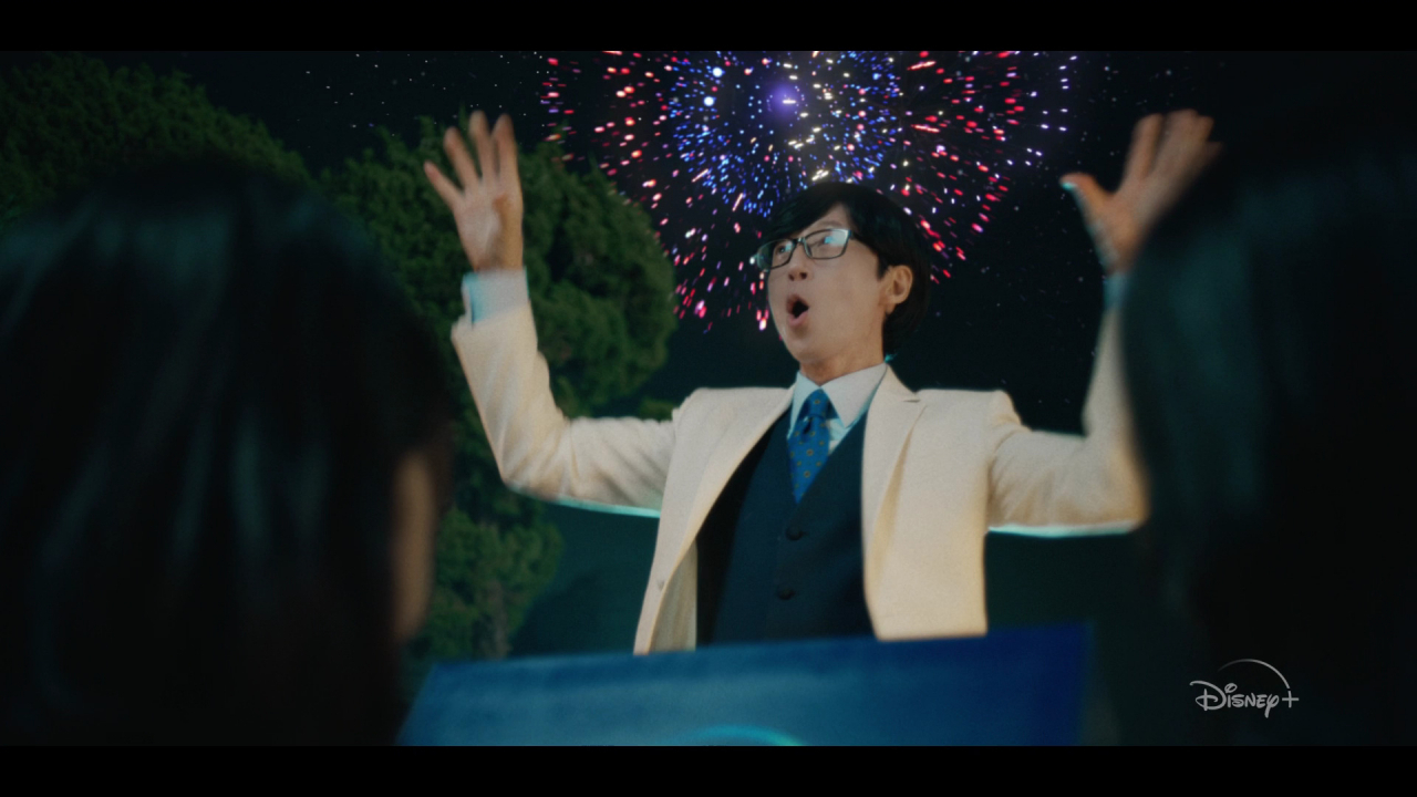 Comedian Yoo Jae-suk in a promotional video for Disney+ Day. (Walt Disney Co. Korea)