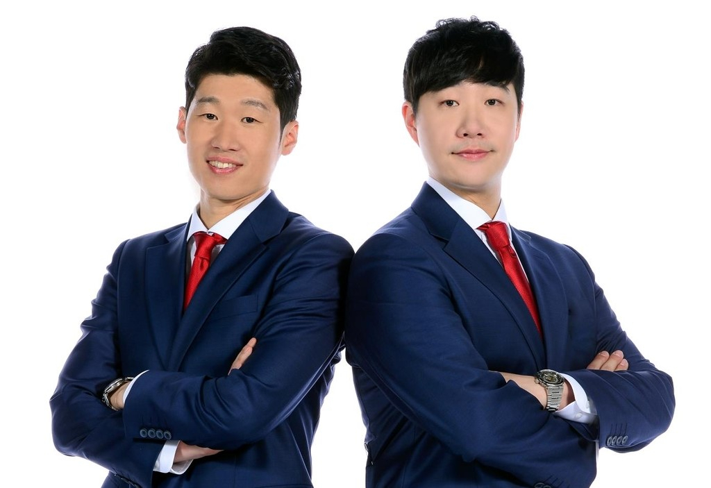 박지성 해설위원(왼쪽)과 배성재 캐스터 [SBS 제공]