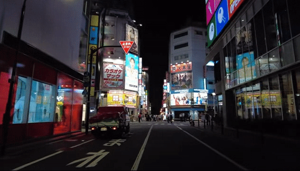 일본 도쿄(東京) 이케부쿠로(池袋) 밤거리의 모습. [유튜브 'Walking in Japan' 채널 캡처]