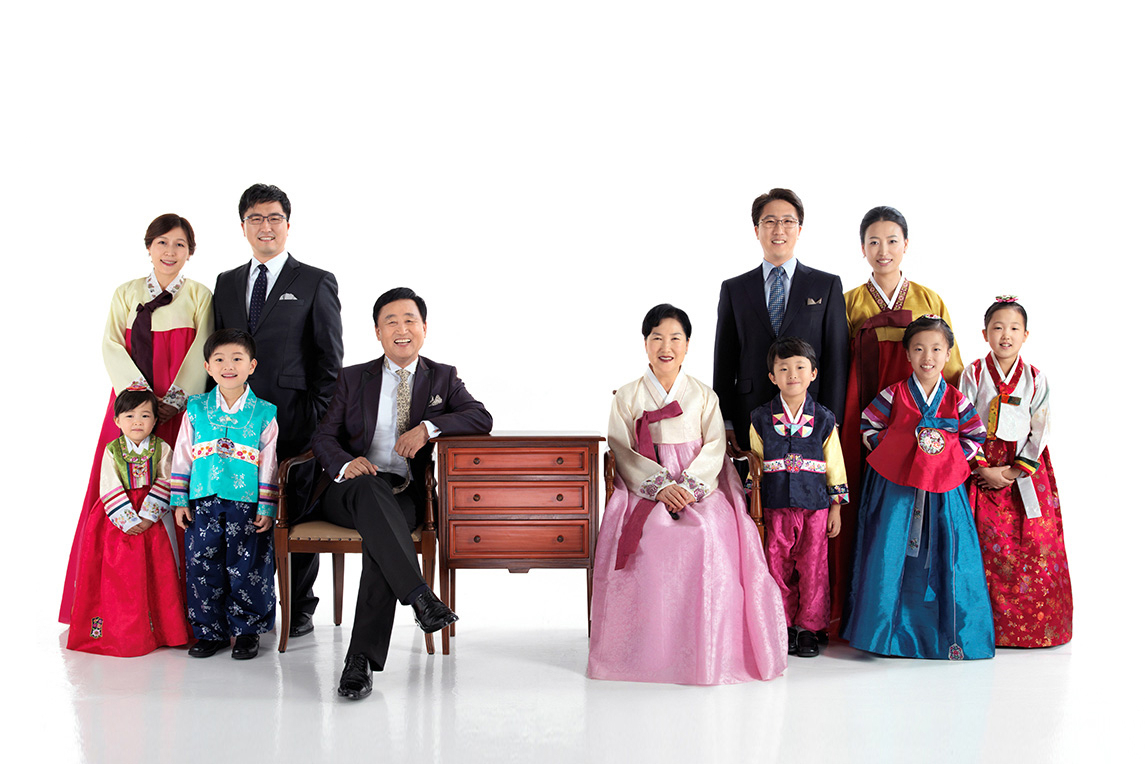 추석 가족사진 [대구 수성구 레인보우스튜디오 제공]