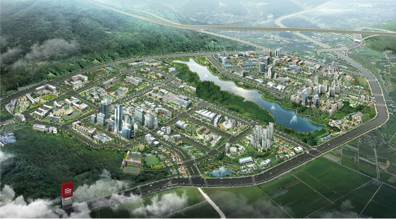 경산지식산업지구 조감도.[경산시 제공]