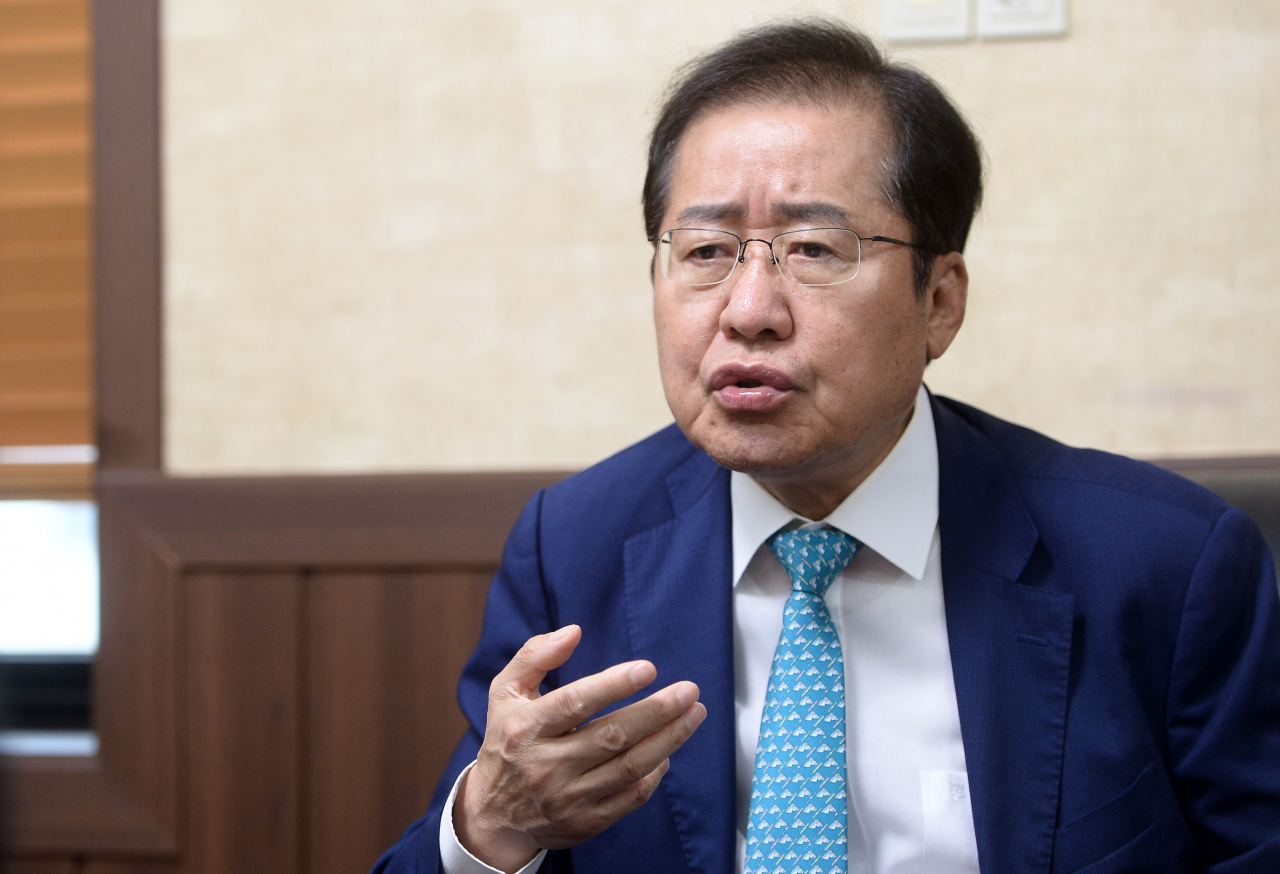 홍준표 대구시장. 이상섭 기자