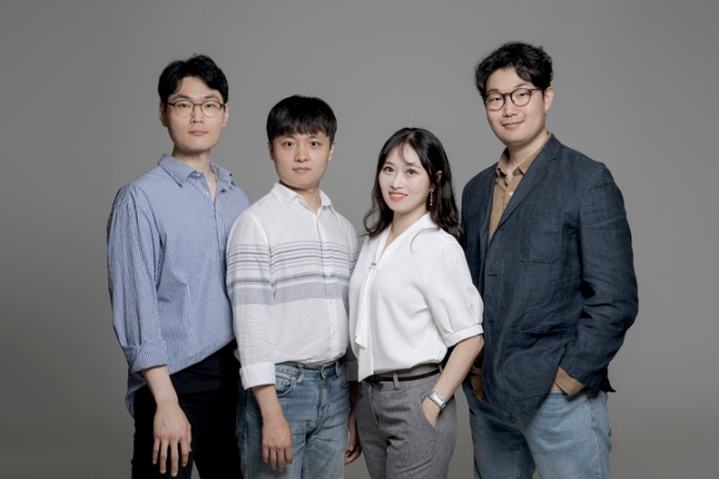 국립국악관현악단 ‘이음 음악제’의 ‘3분 관현악’에 함께 하는 작곡가 홍민웅, 이재준, 최한별, 손일훈(왼쪽부터) [국립극장 제공]