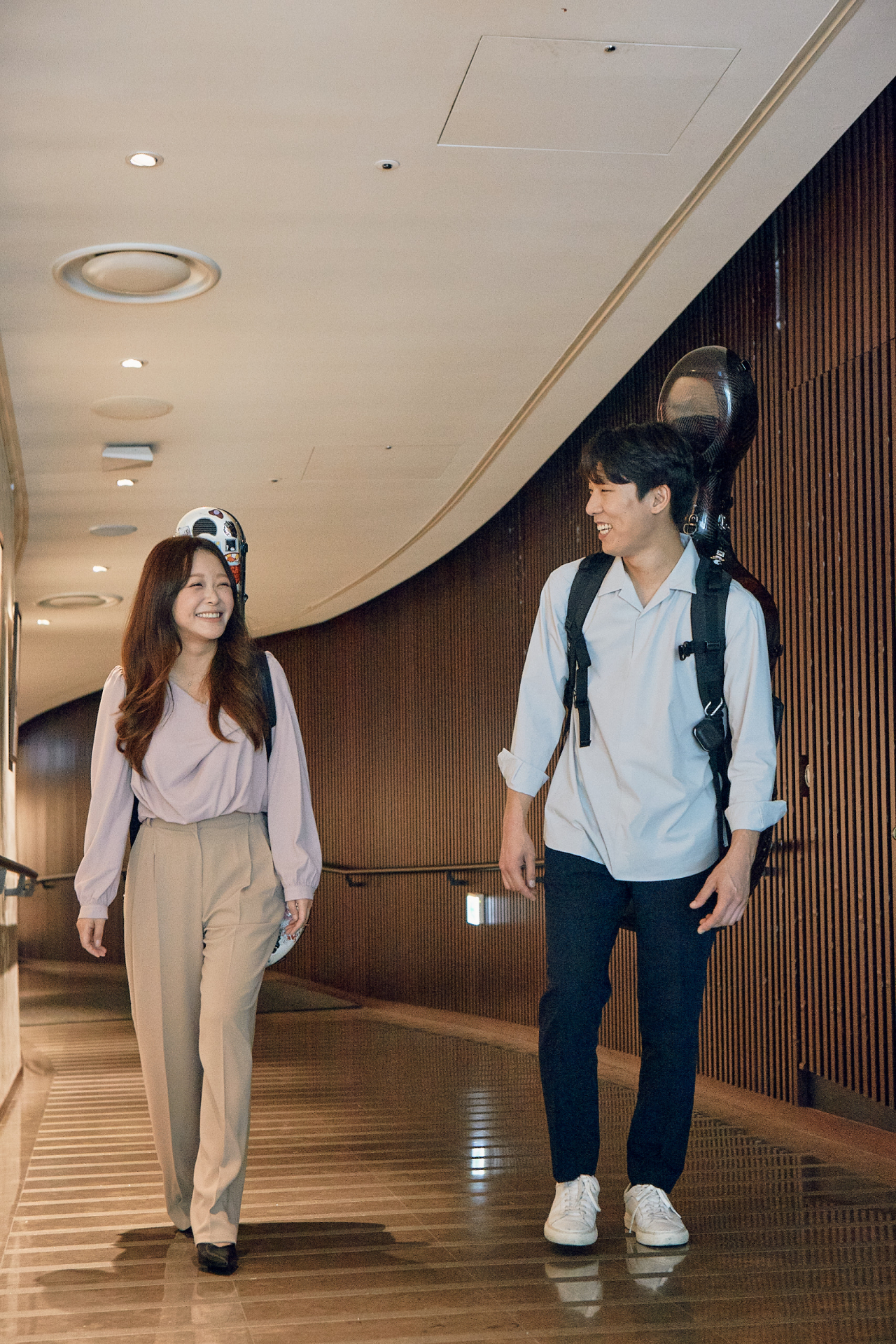 첼리스트 문태국(오른쪽), 기타리스트 박규희 [롯데문화재단 제공]