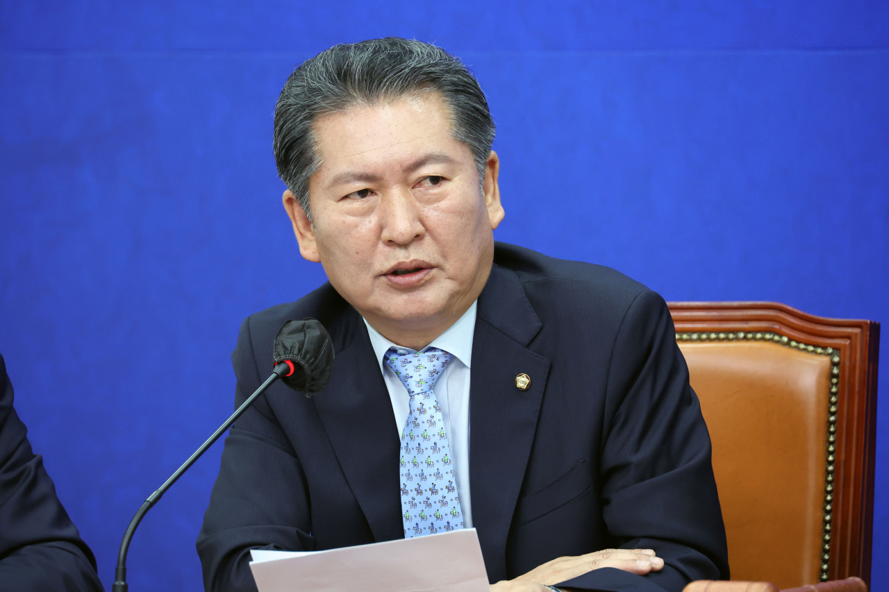 정청래 더불어민주당 최고위원. [연합]