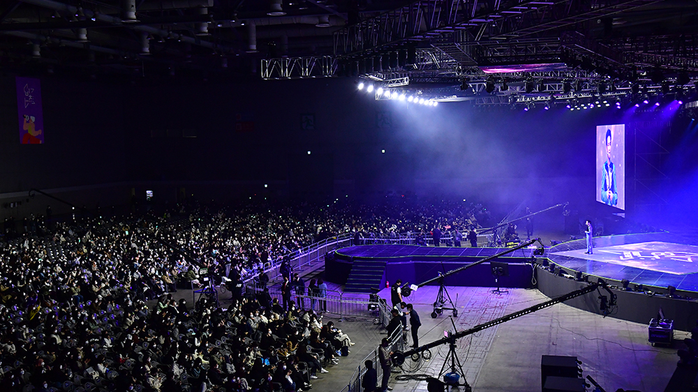A K-pop concert at last year’s "Korean Culture Festival" (K-Culture Festival)