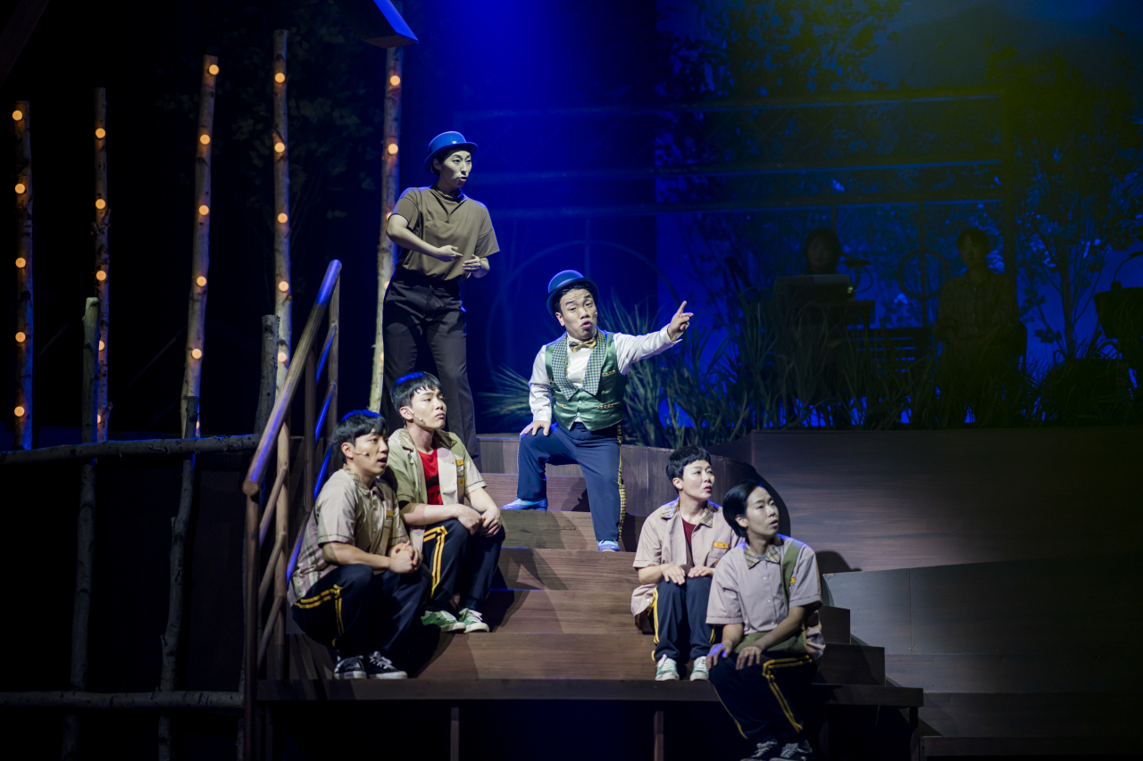 Actors in "Together As One" perform during a press preview on Wednesday. (NTOK)