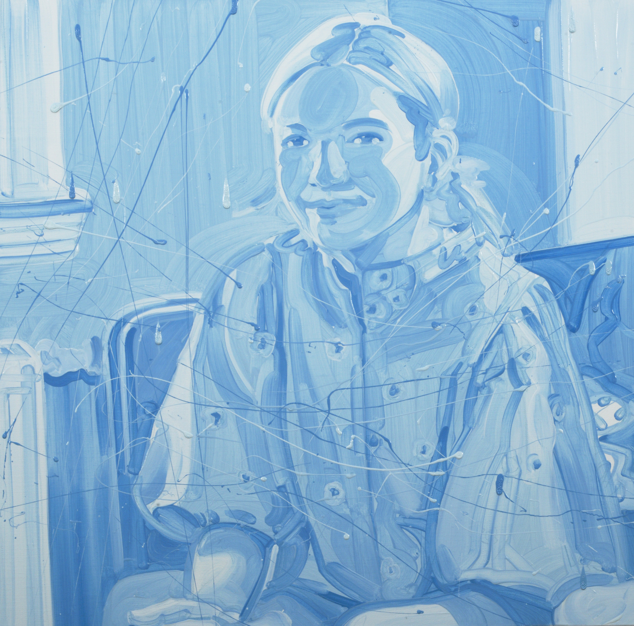 정지윤, Dessert time, 60.5&times;60.5cm, 캔버스에 유채, 2022 [사진=헤럴드아트데이 제공]