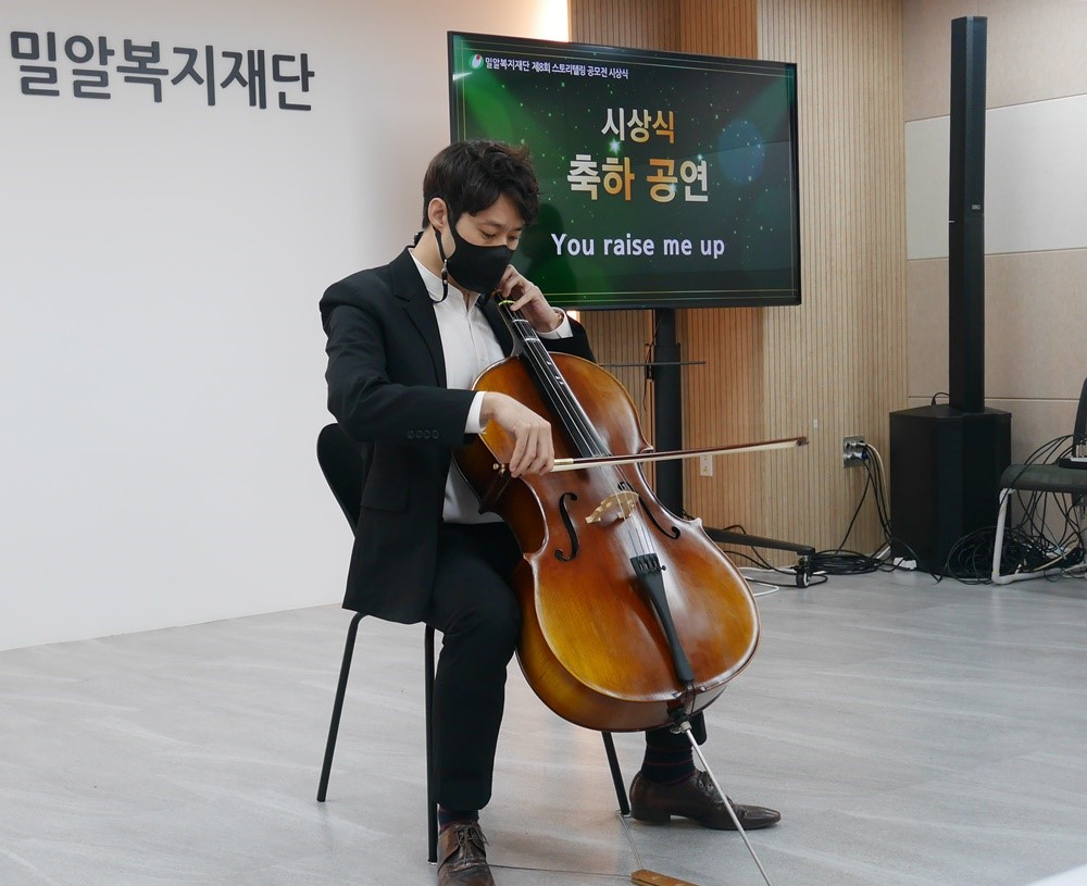 제8회 스토리텔링 공모전 ‘일상 속의 장애인’에서 보건복지부 장관상을 수상한 박관찬 씨.
