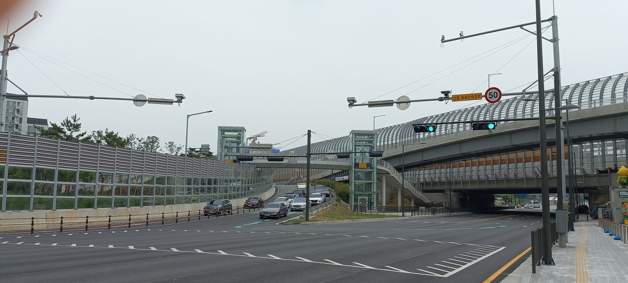 보도육교 모습. [송파구 제공]