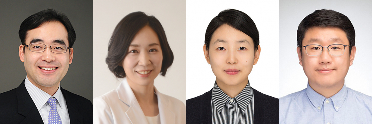 [사진 왼쪽부터] 서울대병원 유수종 교수, 강남센터 정고은 교수, 서울의대 정수민 교수, 숭실대 한경도 교수