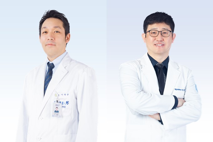 분당서울대병원 영상의학과 이영준 교수(좌), 이준우 교수(우)