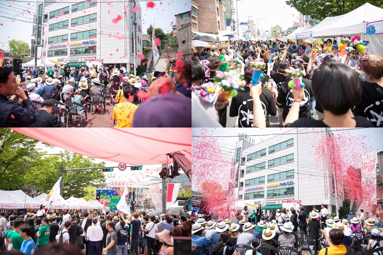 코로나19 사태 잊ㄴ 서울 성북구 ‘성북세계음식축제 누리마실’ 행사 모습 [성북구 제공]