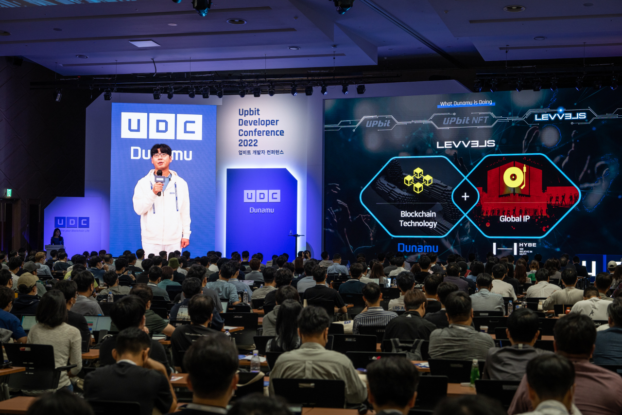 2022 Upbit Developer Conference kicks off in Busan - The Korea Herald