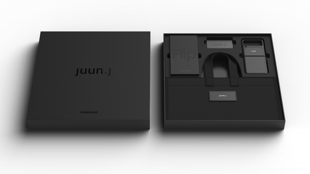갤럭시Z플립4 준지(JUUN.J) 에디션. [삼성전자 제공]
