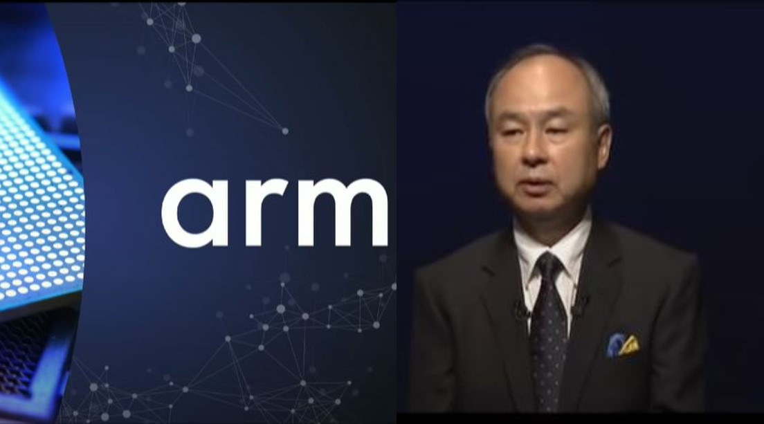 손정의 소프트뱅크 회장 모습.
