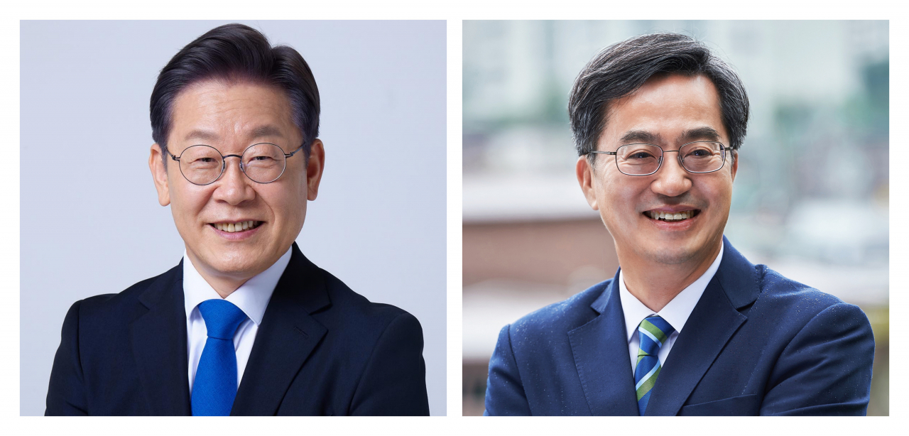 왼쪽부터 이재명 대표, 김동연 경기지사.