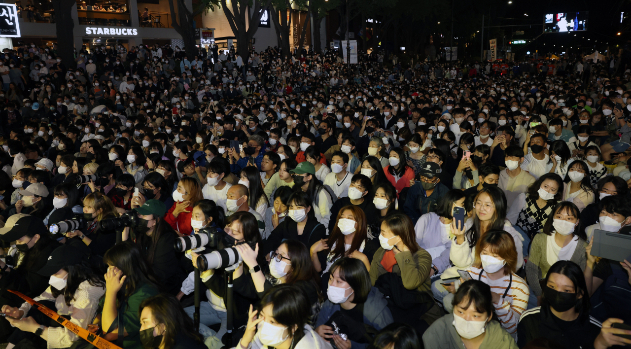 웰컴대학로 축제에 열광하는 시민들