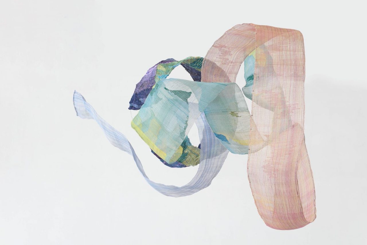 "The Revolving Series of Life - Tongues Like Cloth " by Yuma Taru (Courtesy of the artist and Liang Gallery)