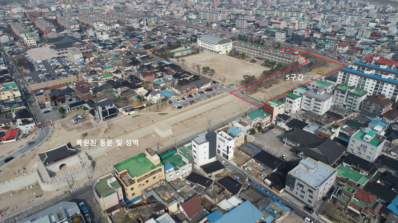 경주읍성 5차 발굴구간