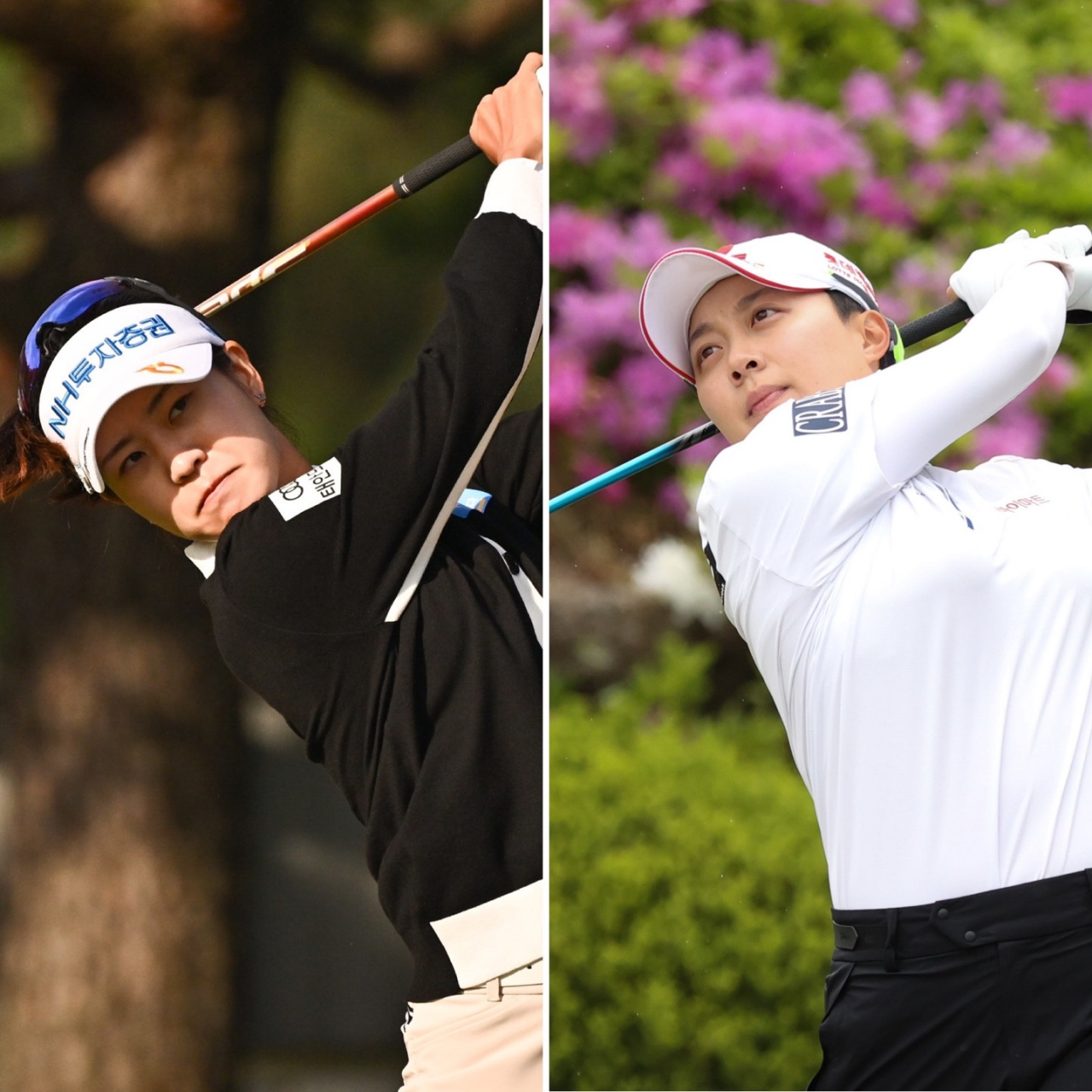 박민지(왼쪽)와 김효주 [KLPGA 제공]