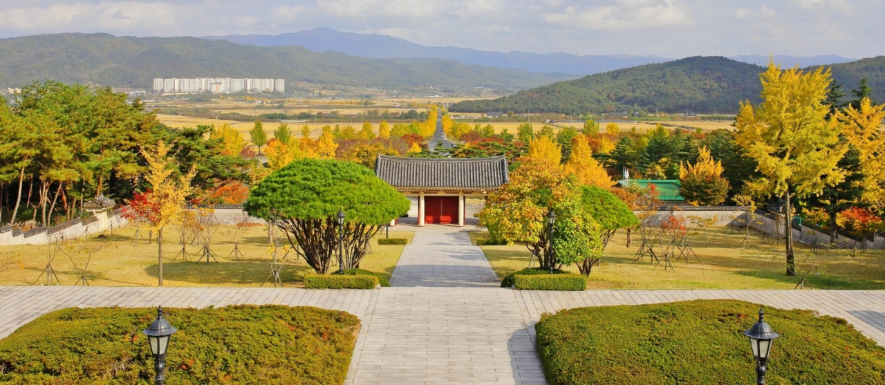 경주 통일전 모습.[경북도 제공]
