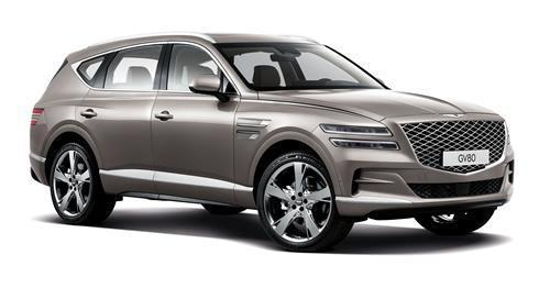 This file photo provided by Hyundai Motor shows the Genesis GV80 SUV. (Hyundai Motor)