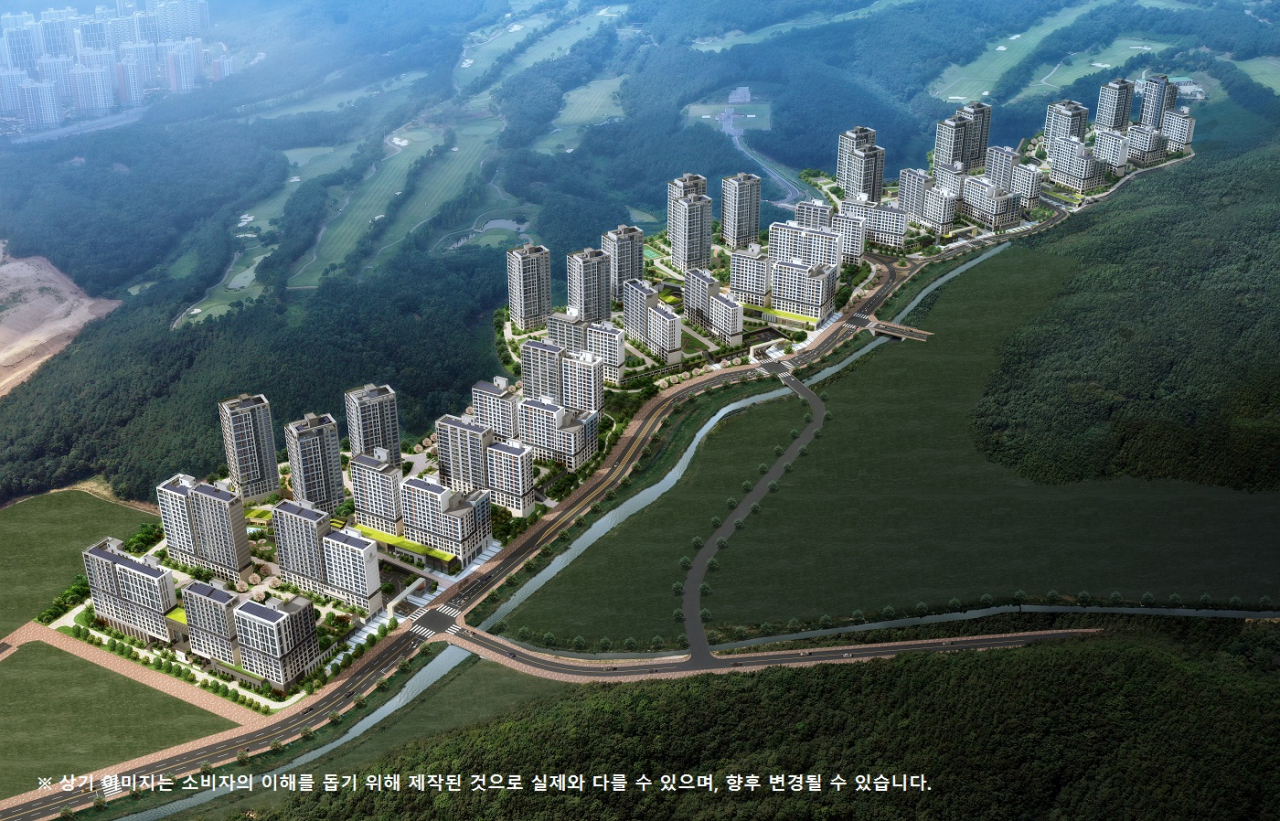 동탄 파크릭스 조감도. [현대건설]