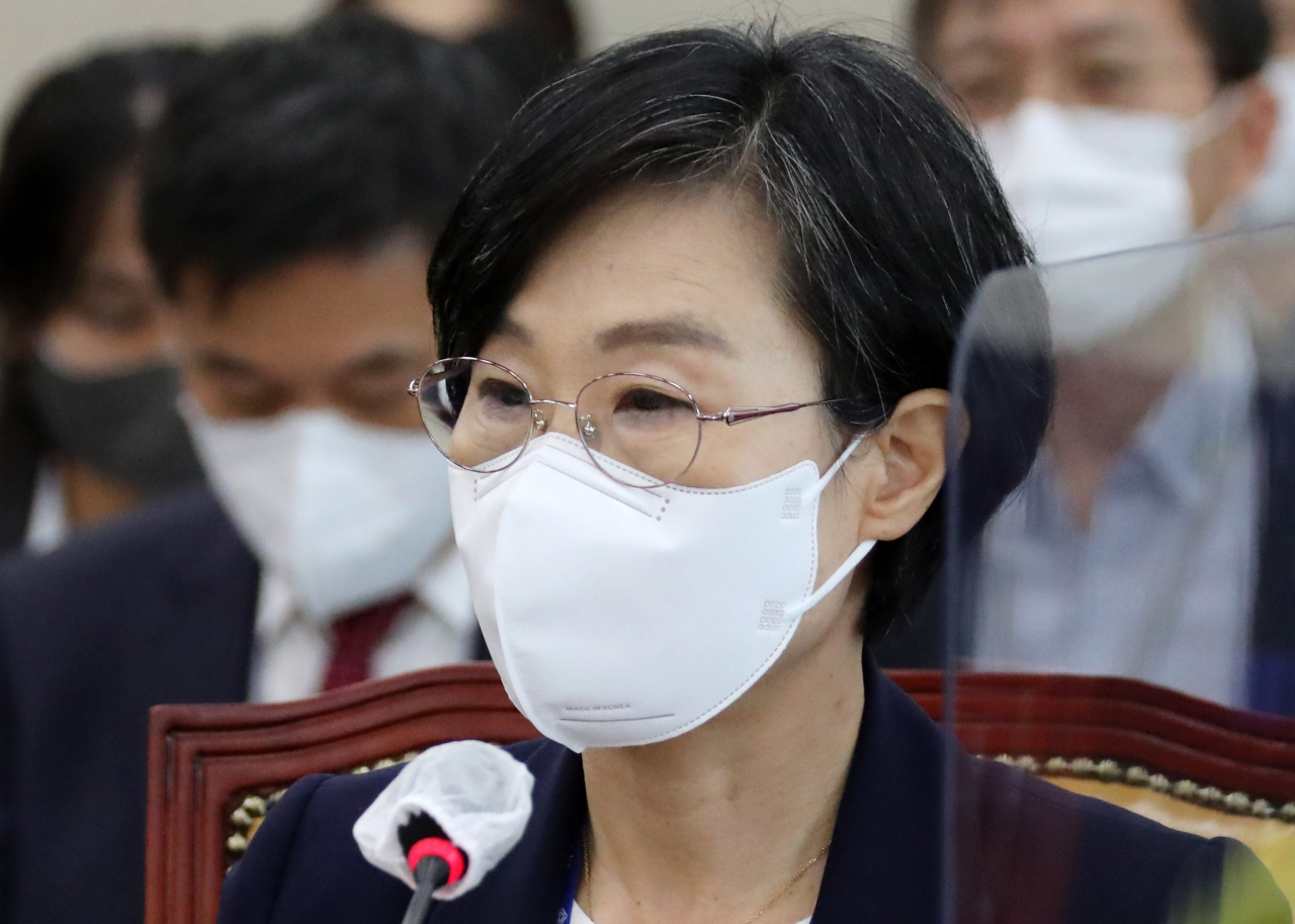 김제남 원자력안전재단 이사장이 7일 국회 과방위 국정감사에서 답변하고 있다. [연합]