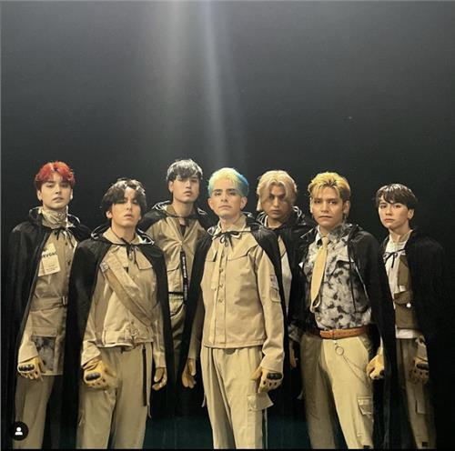 제11회 '2022 창원 K팝 월드페스티벌'에서 우승한 칠레 7인조 그룹 '솔벼(soldier)' [soldier 인스타그램 캡처]