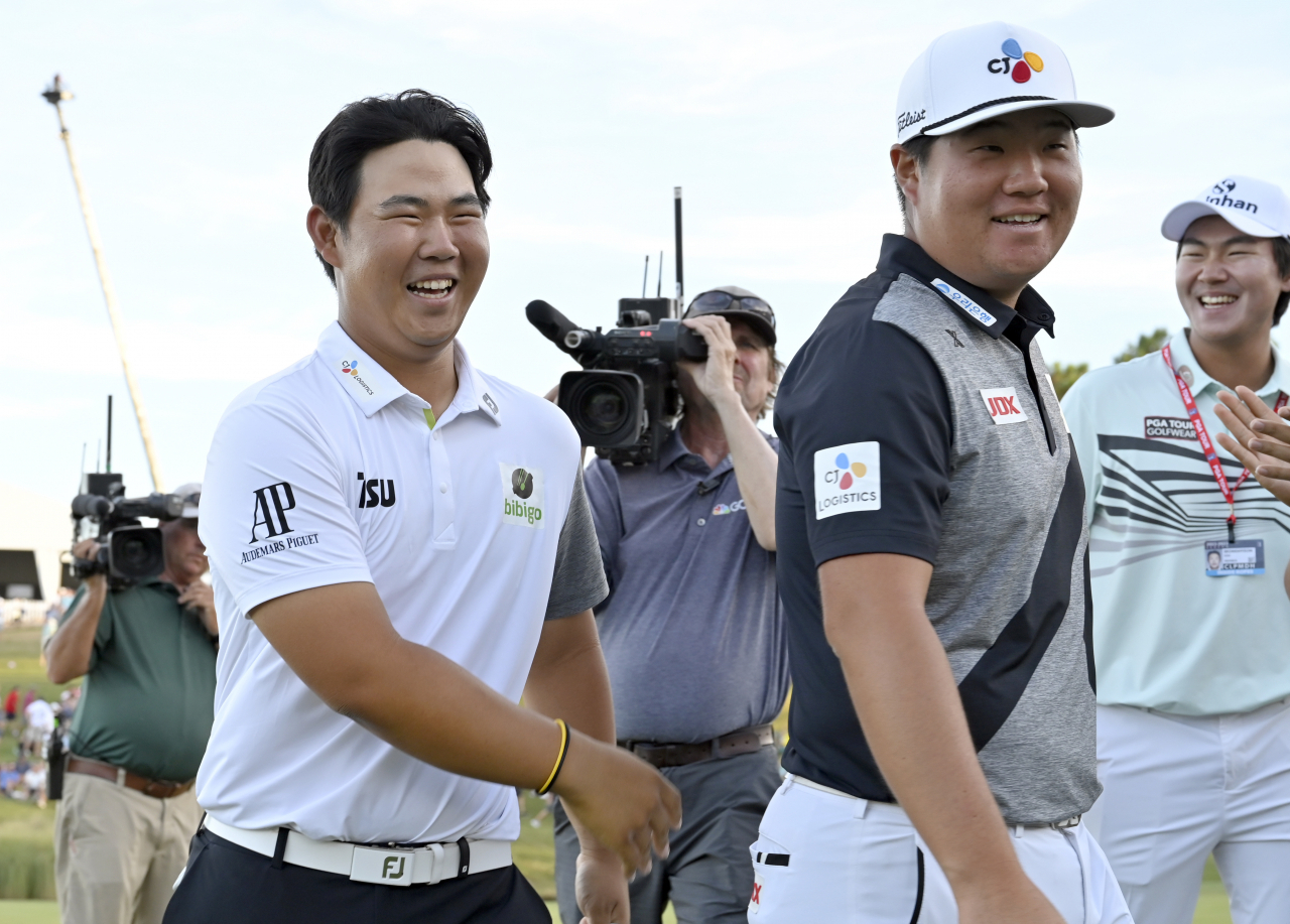 김주형(왼쪽)과 임성재 [AP]
