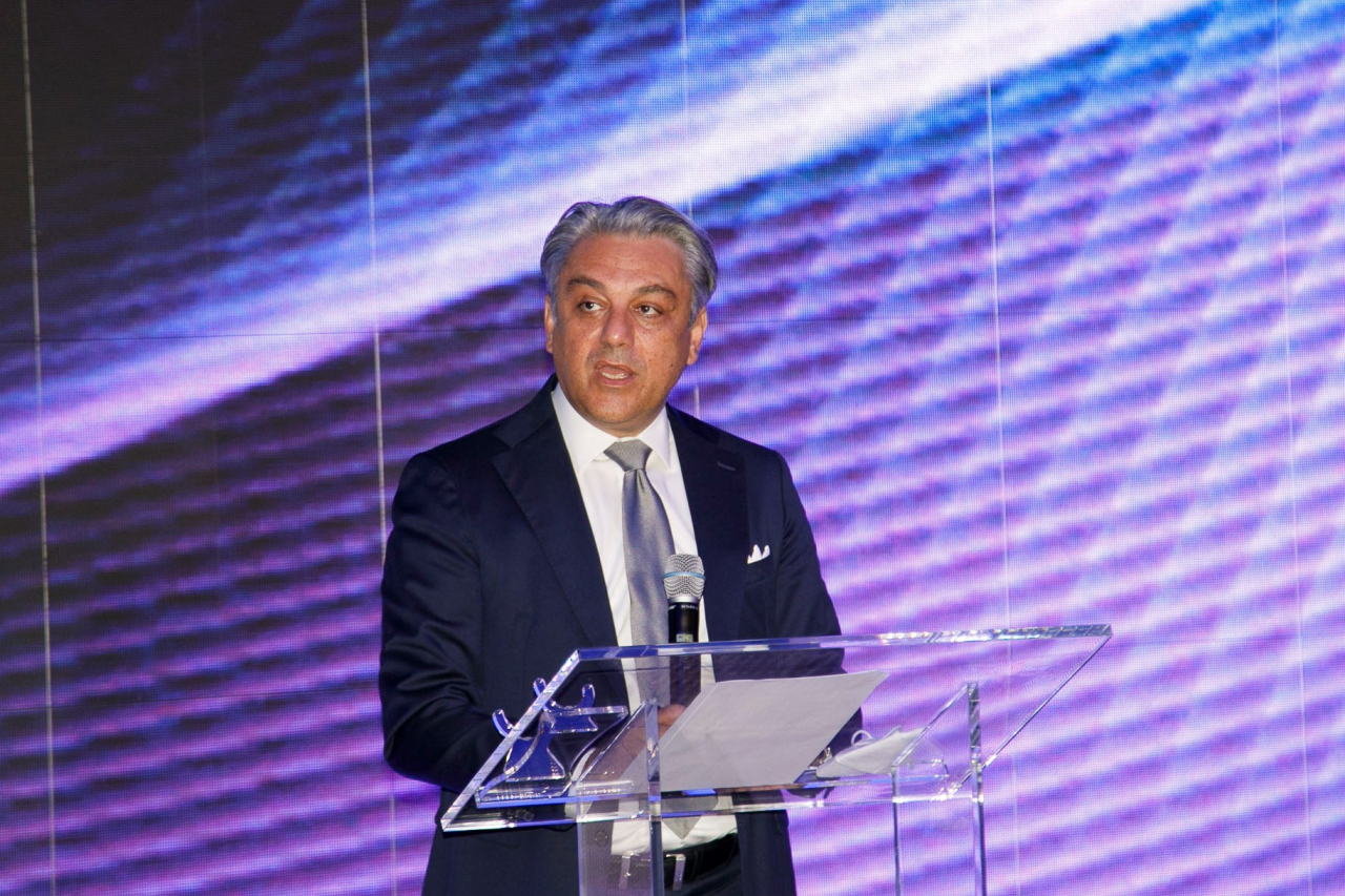 Renault Chief Executive Luca De Meo holds a press conference in Seoul on Tuesday. (Renault Korea Motors)
