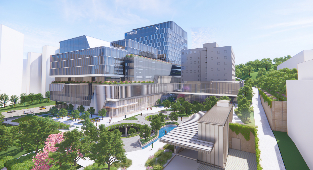 새로 건립될 강남세브란스병원의 조감도1