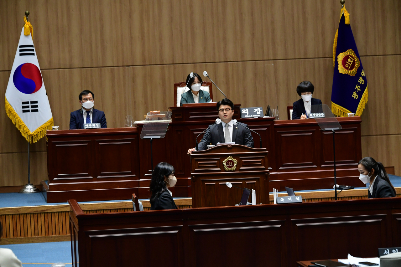 서임석 의원 “광주는 왜 빗물 저장소와 빗물터널이 없는가”