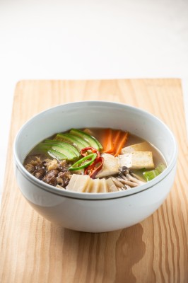 [Temple to Table] Pounded shiitake mushroom stew