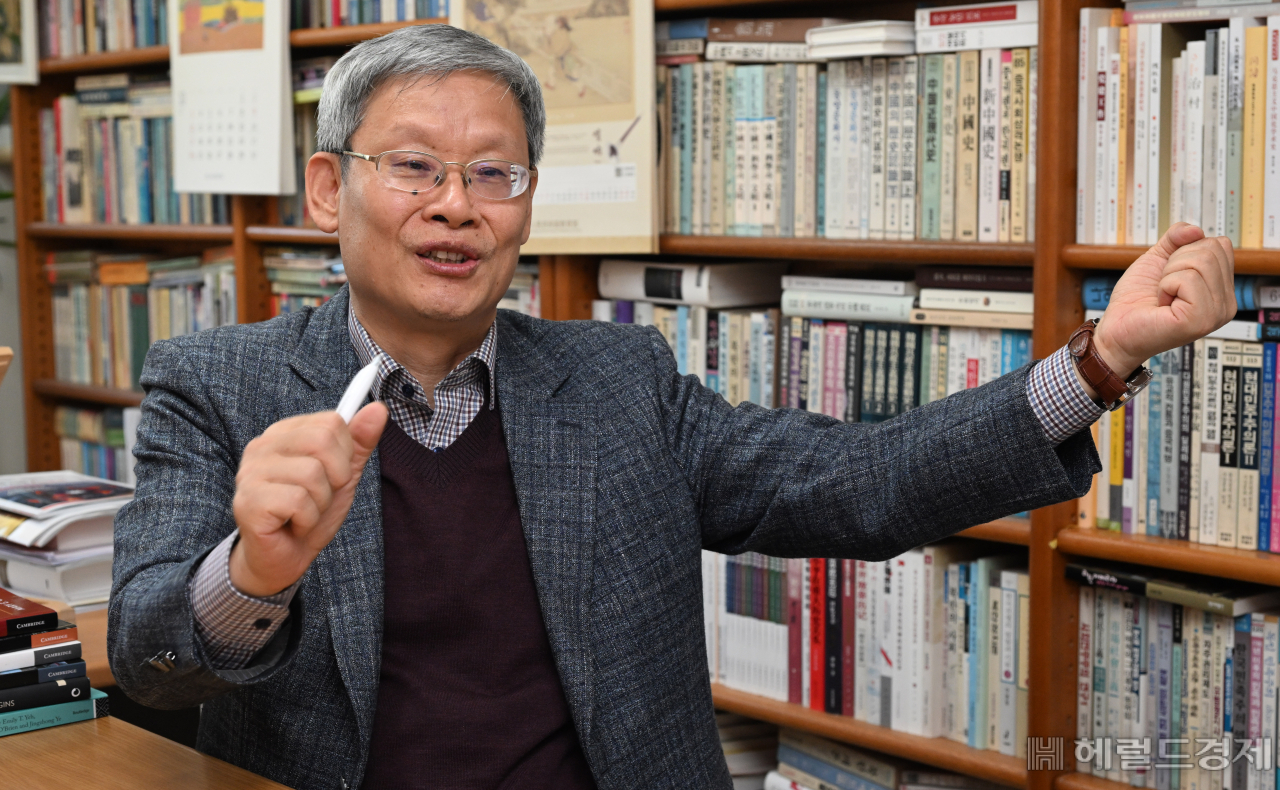 조영남 서울대학교 국제대학원 부원장이 12일 서울 관악구 서울대학교 국제대학원에서 헤럴드경제와 인터뷰를 하고 있다. 임세준 기자