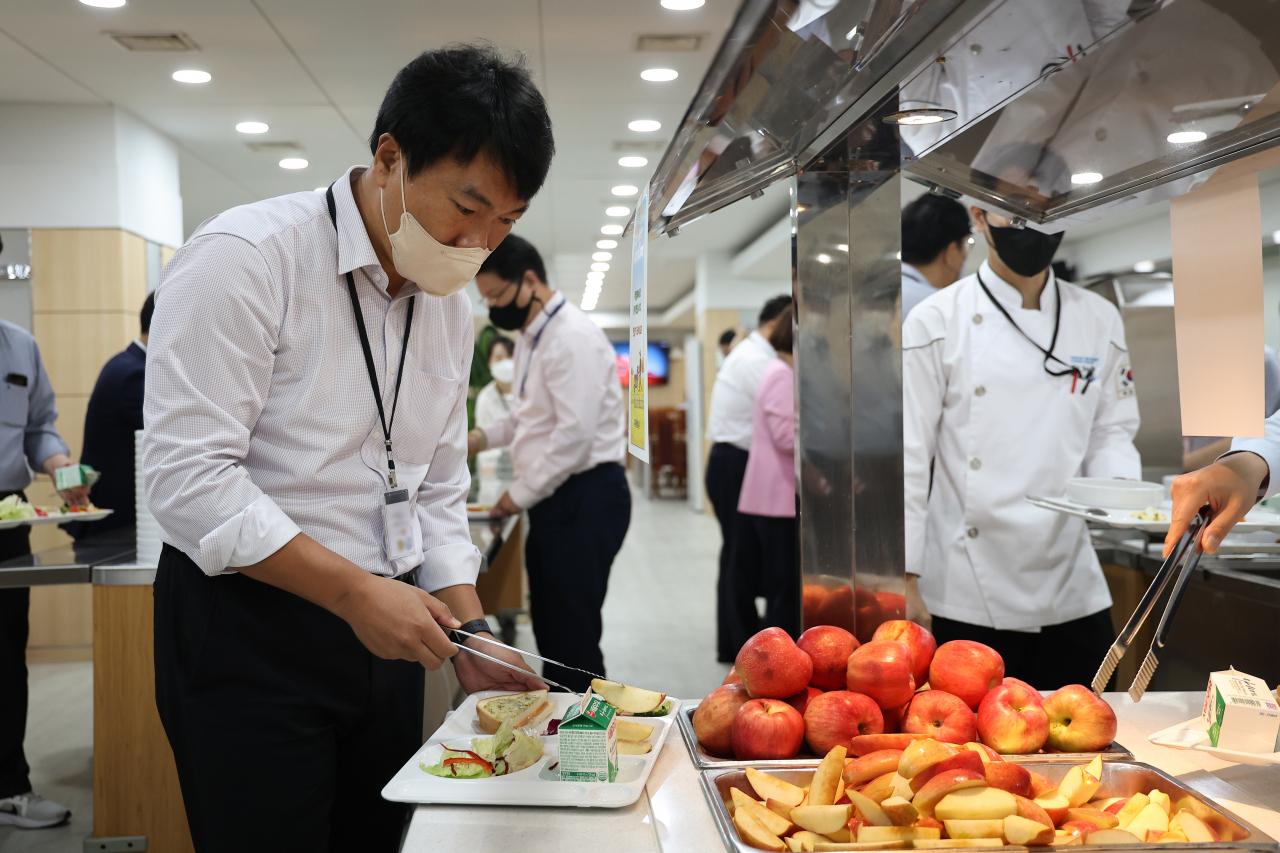 서울의 한 구내식당.[연합]