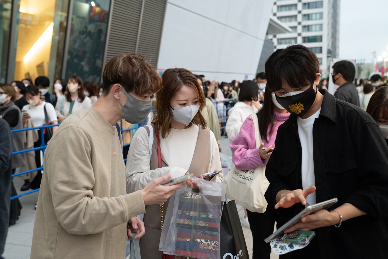 K-CON 2022 Japan 행사 한국 문화유산 방문 캠페인 부스