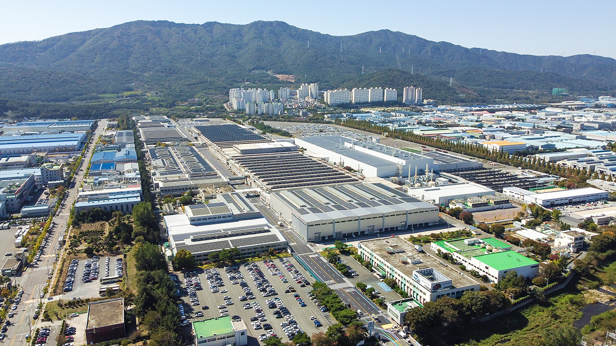 한국지엠 경남 창원공장 전경. [한국지엠 제공]