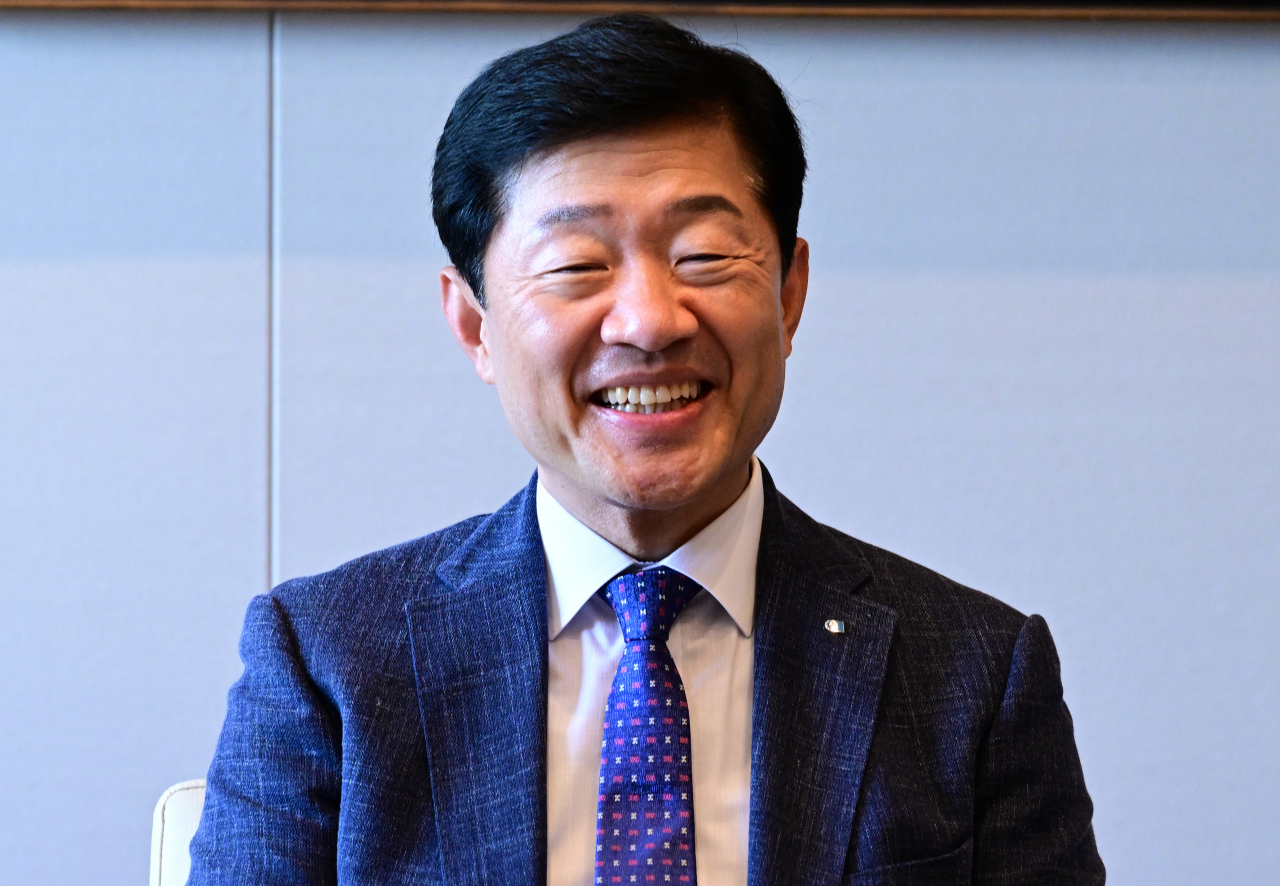 우태희 대한상공회의소 상근부회장이 엑스포 유치 활동이 새로운 사업 기회를 확인하는 계기가 될 수 있다며 대한상의가 민관 연결고리가 될 것으로 기대했다. [박해묵 기자]