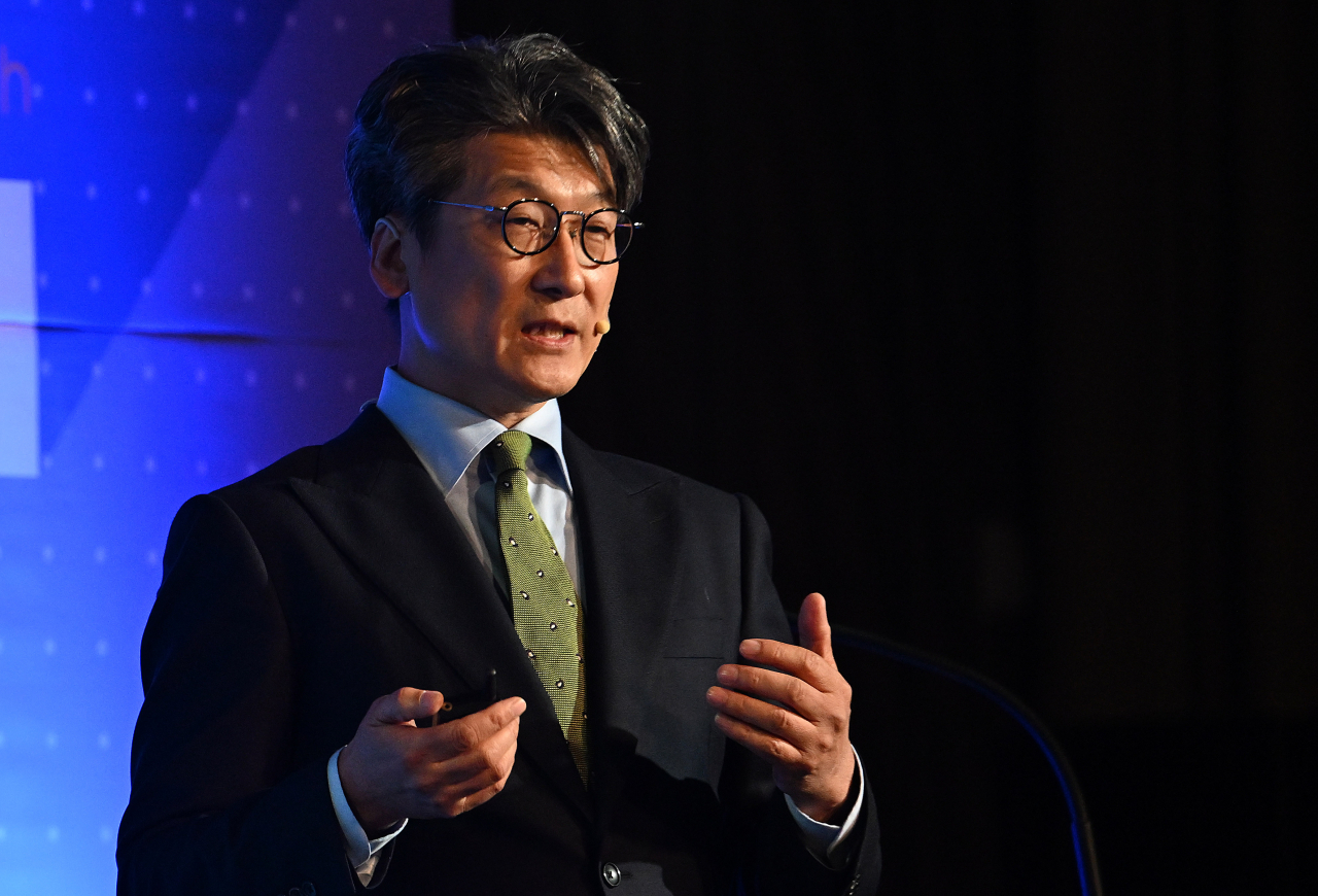 Chairman of BOSagora Foundation Kim In-hwan (Im Se-jun/Korea Herald)